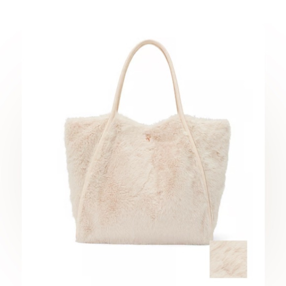 Victoria's Secret Faux-Fur Tote Bag